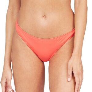 NWT Roxy SD Beach Classics Moderate Coverage Bikini Bottoms in Pink